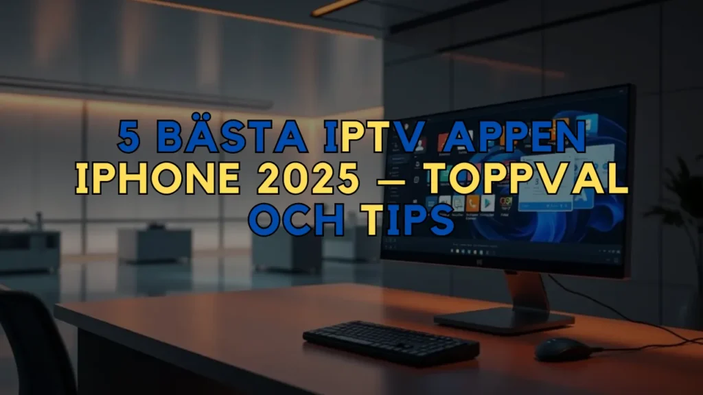 5 Bästa IPTV Appen iPhone 2025