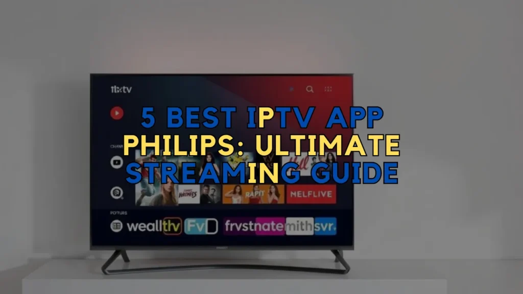 5 Best IPTV App Philips