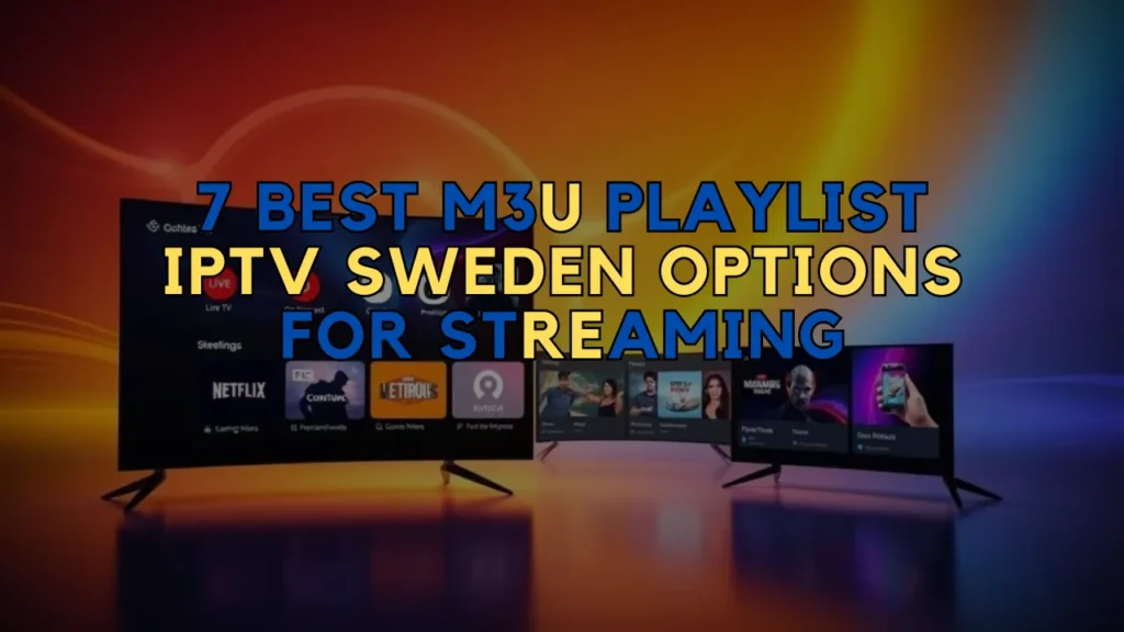 M3U Playlist IPTV Sweden